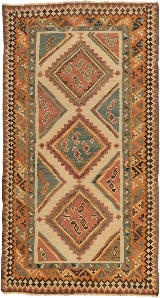 Kilim Tappeto 280 x 150 (Pakistan) Annodato A Mano