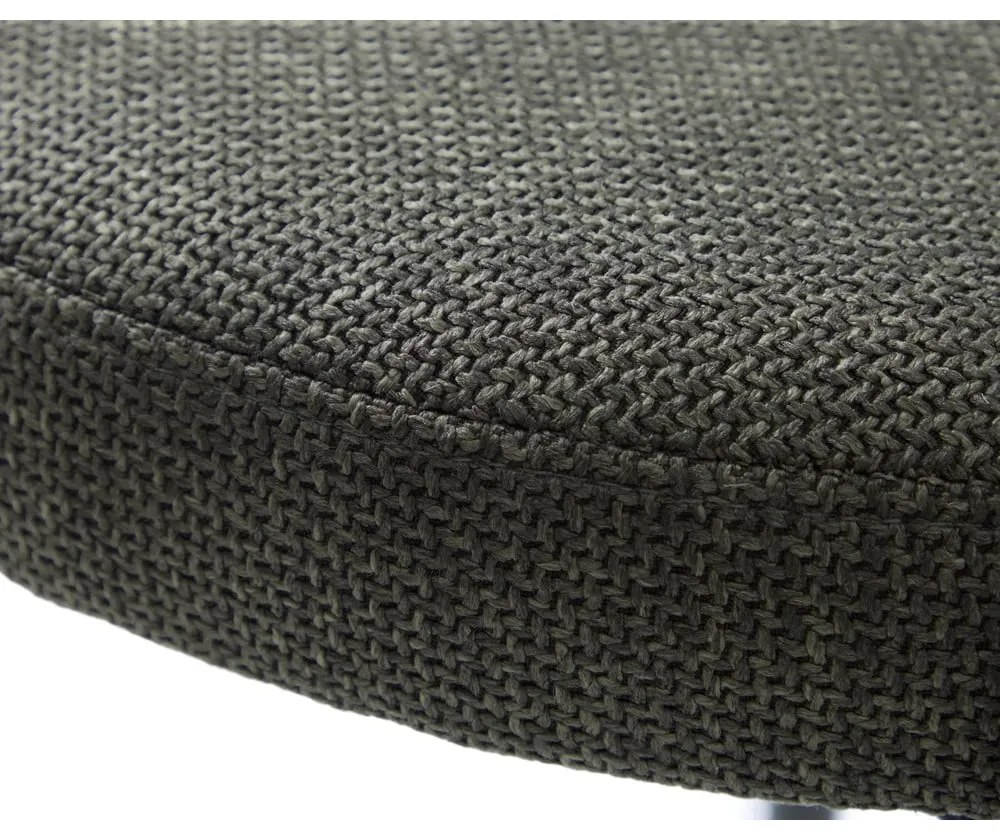 Sgabello grigio scuro in metallo impilabile Pelican – Unique Furniture