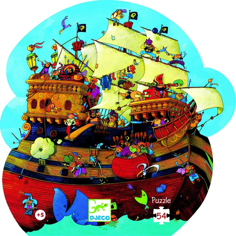 Puzzle - pirati in azione - 54 pezzi