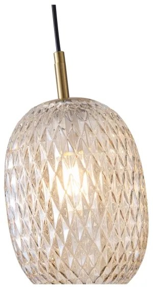 Lampadario a sospensione con filo 1xE14/25W/230V limpido diametro 15 cm