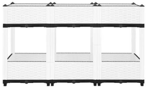 Fioriera Rialzata 120x40x71 cm in Polipropilene