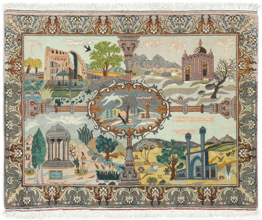 Tabriz Tappeto persiano 60x80 (Iran) Annodato A Mano