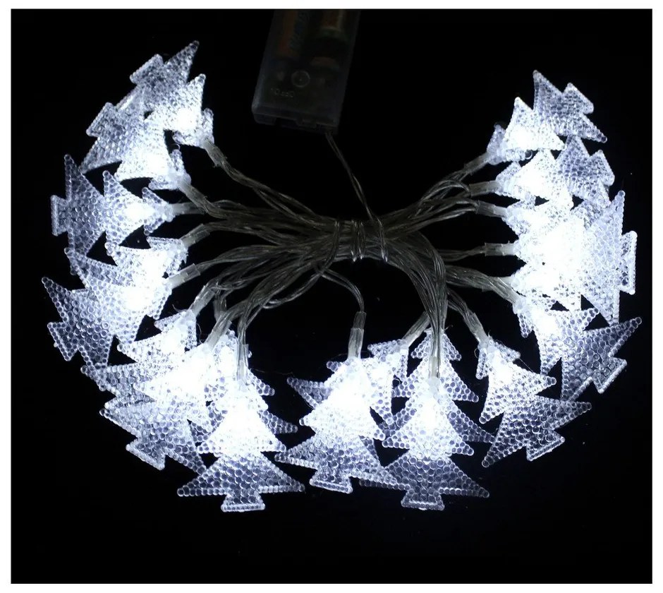 Catena luminosa a LED bianchi Unimasa Pino, 20 luci - Casa Selección