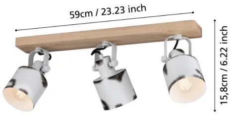 Eglo 43923 - Faretto KILBURN 3xE27/40W/230V