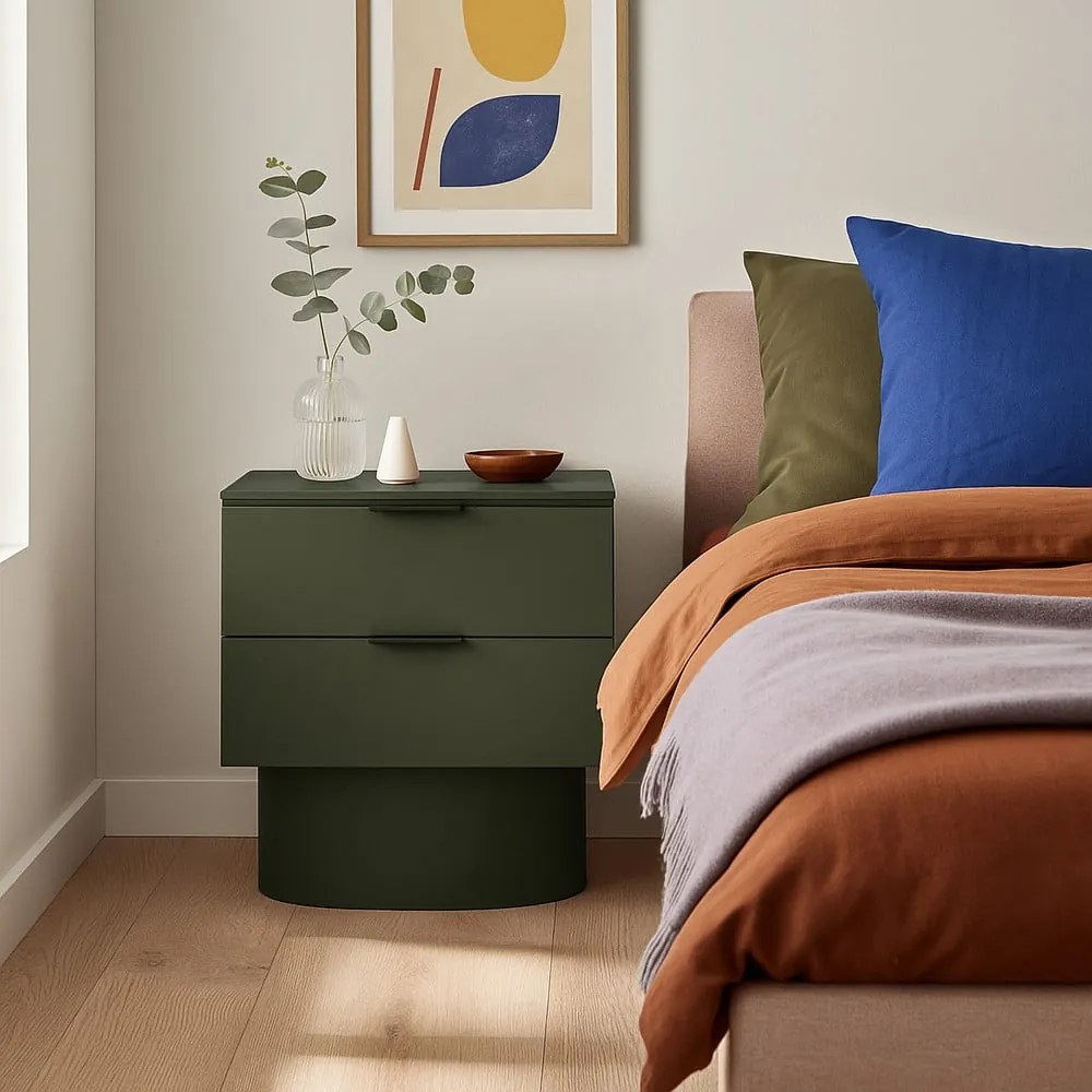 Comodino verde Totem – Teulat