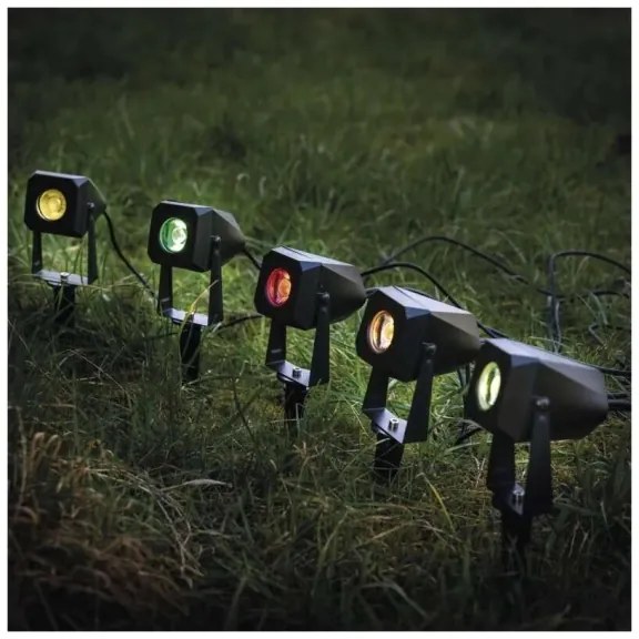 Kit di espansione LED RGBIC dimmerabile per esterni, lampada LED/1,5W/12V, 3000-6500K, IP65, Wi-Fi Tuya