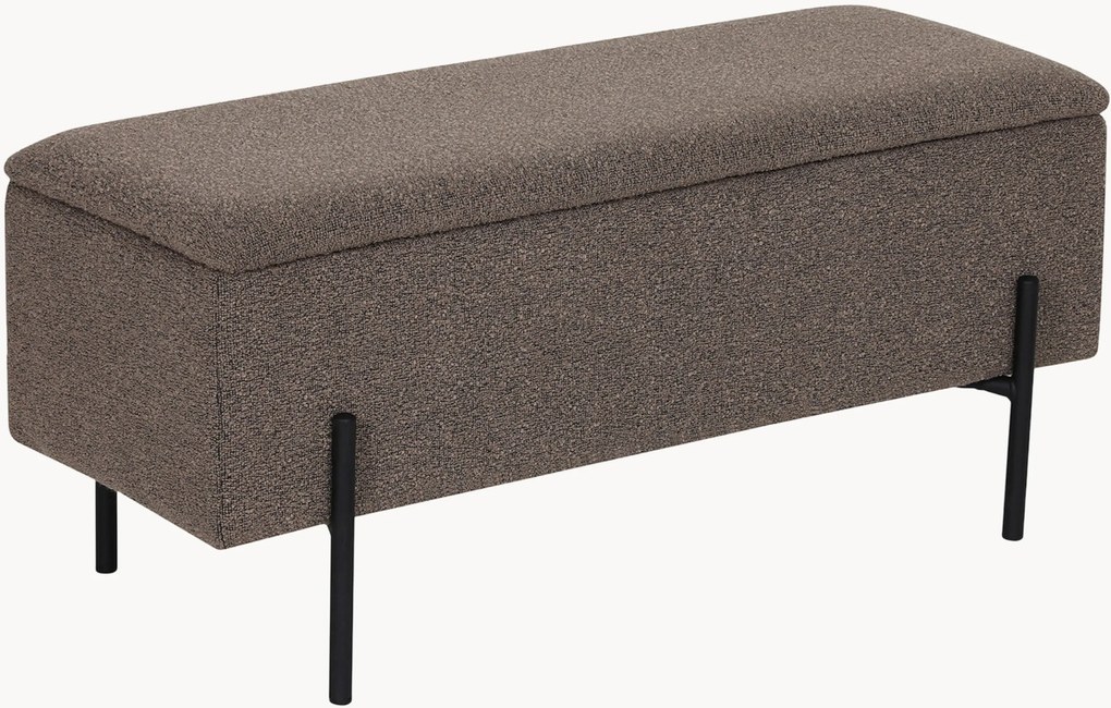 Panca contenitore in bouclé Watford