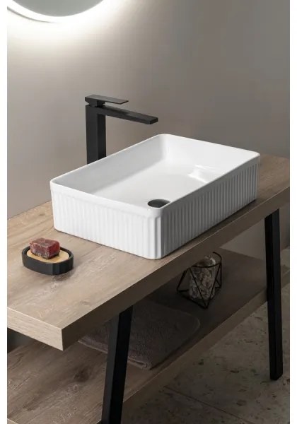 Sapho - Lavabo da appoggio PICOBELLO 50x34 cm ceramica/bianco