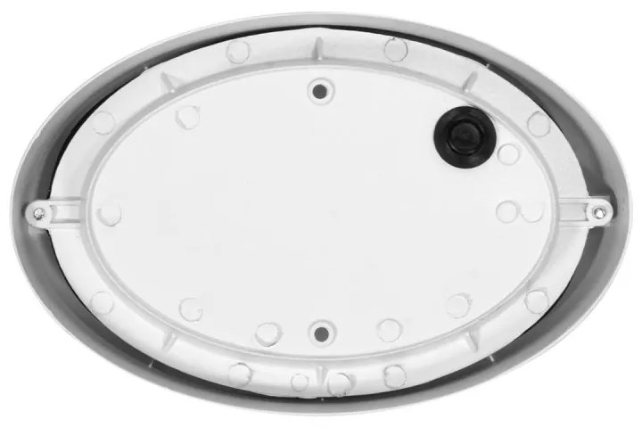 Applique da esterno Ovale E27 bianca IP44 Colore Bianco