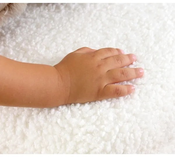 Pouf PIXI Ø 38 cm, bianco