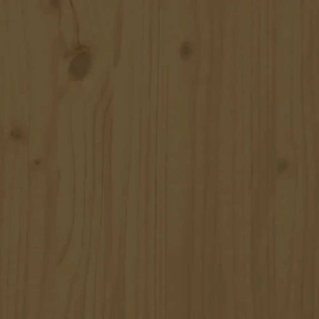 Testiera per letto miele 81x4x100 cm in legno massello di pino