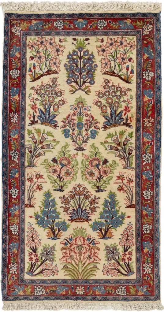 Sarouk Tappeto 70x130 (Iran) Annodato A Mano