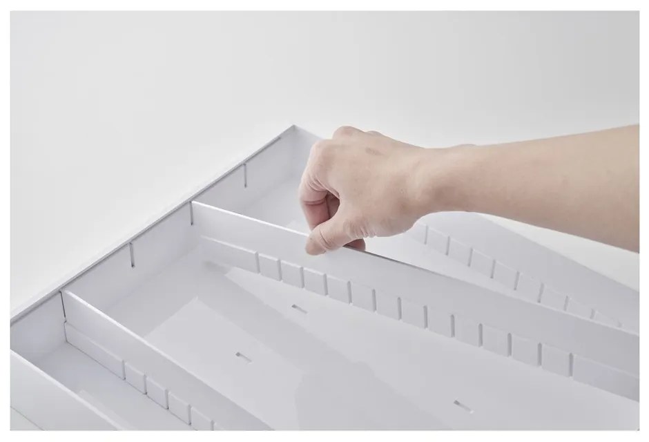 Credenza in plastica bianca per cassetto 47,5 x 35 cm - YAMAZAKI