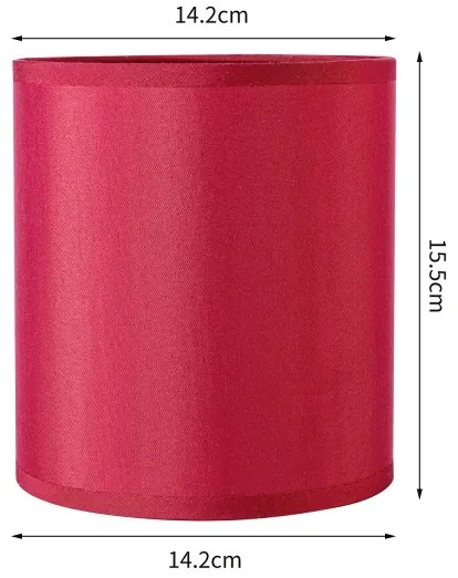 Brilagi - Paralume universale NUBILA E27 15,5x14 cm rosa