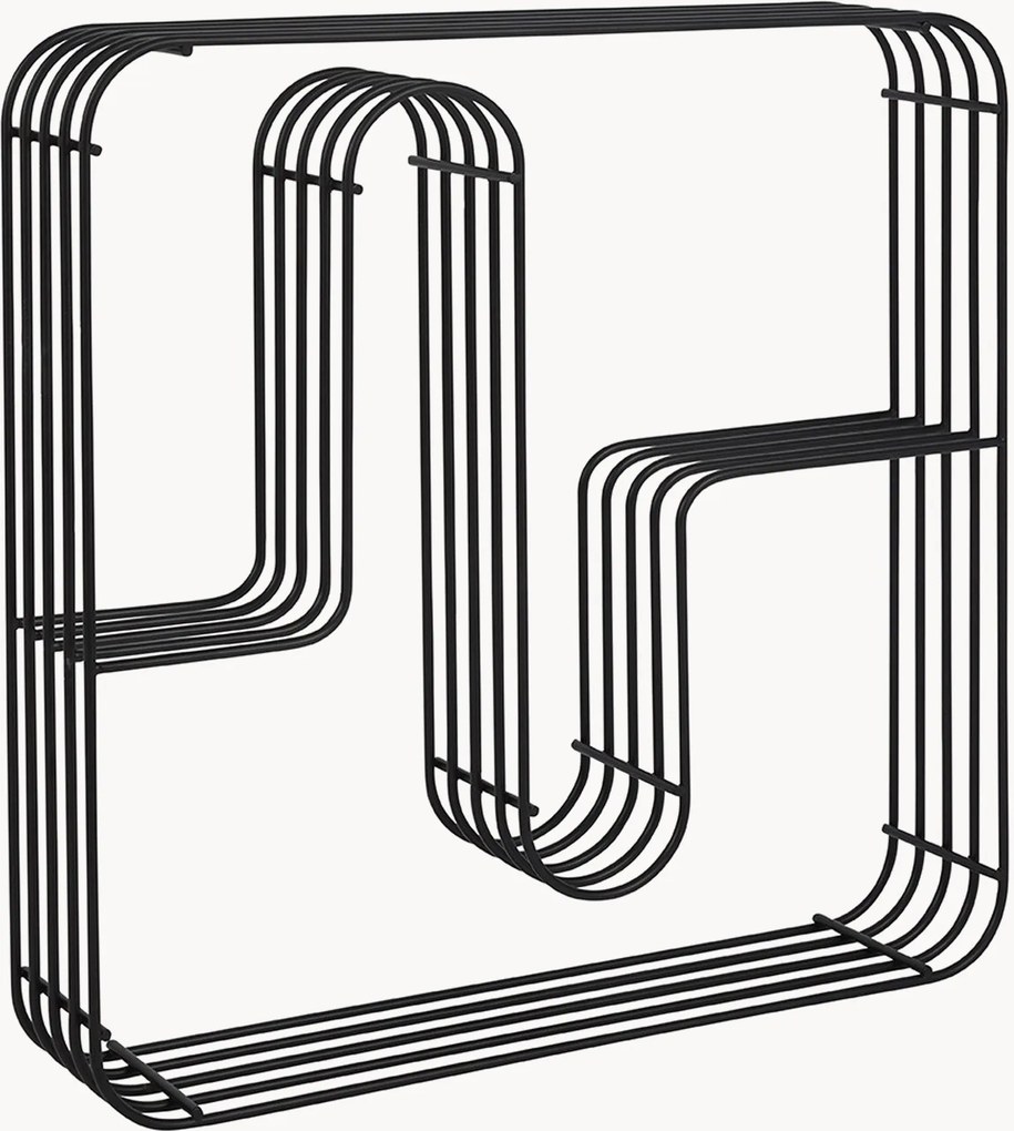 Scaffale da parete in metallo Curva