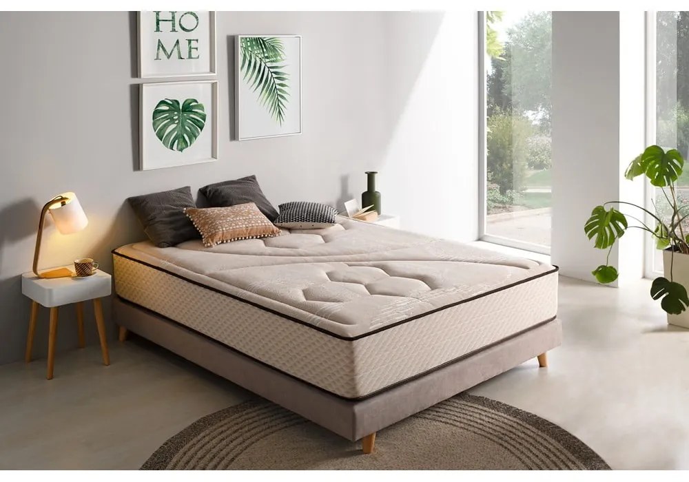 Materasso termoregolatore reversibile in schiuma dura/media 120x200 cm Tempus Gold - Moonia