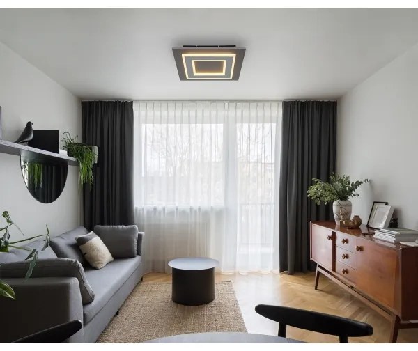 Globo 48033-24 - Plafoniera LED JAYDEN LED/24W/230V 32x32 cm antracite