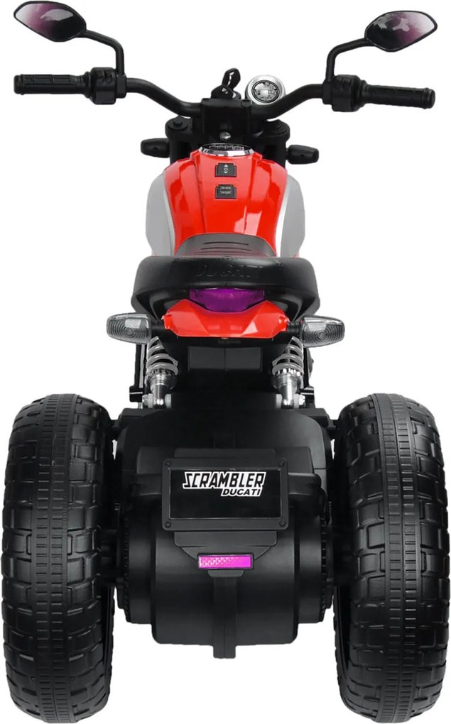 Moto Elettrica per Bambini Licenza Ufficiale Ducati Scrambler 12V 3,5Ah Rosso...
