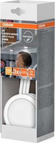 Osram - Set da 3 lampade LED sottopensile, 3W, 230V, 3000K, bianco
