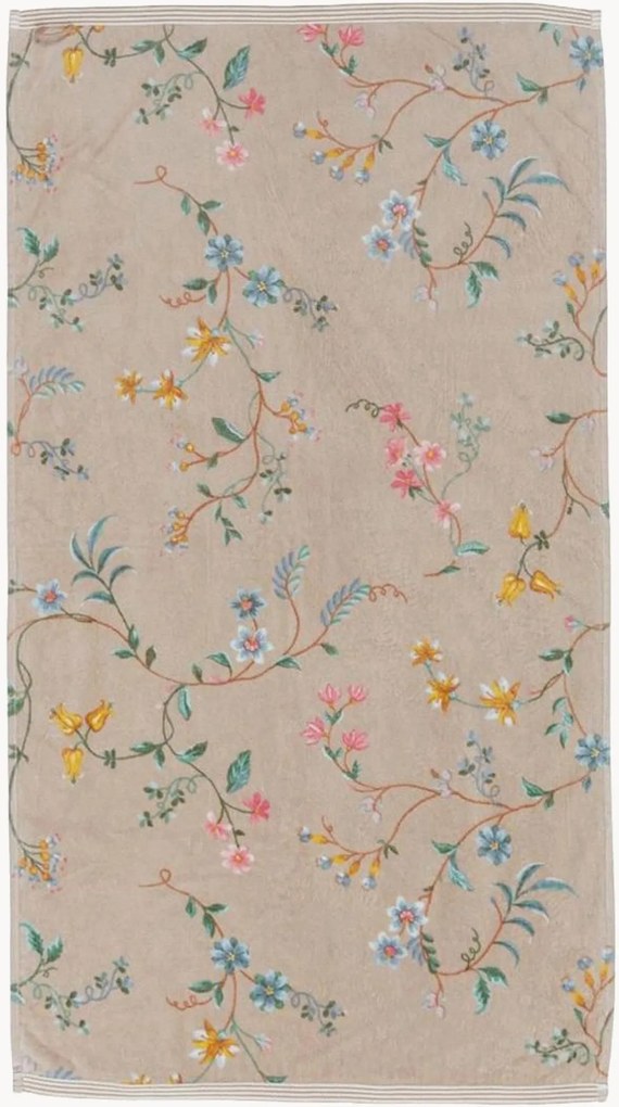 Asciugamano in velluto di cotone Les Fleurs