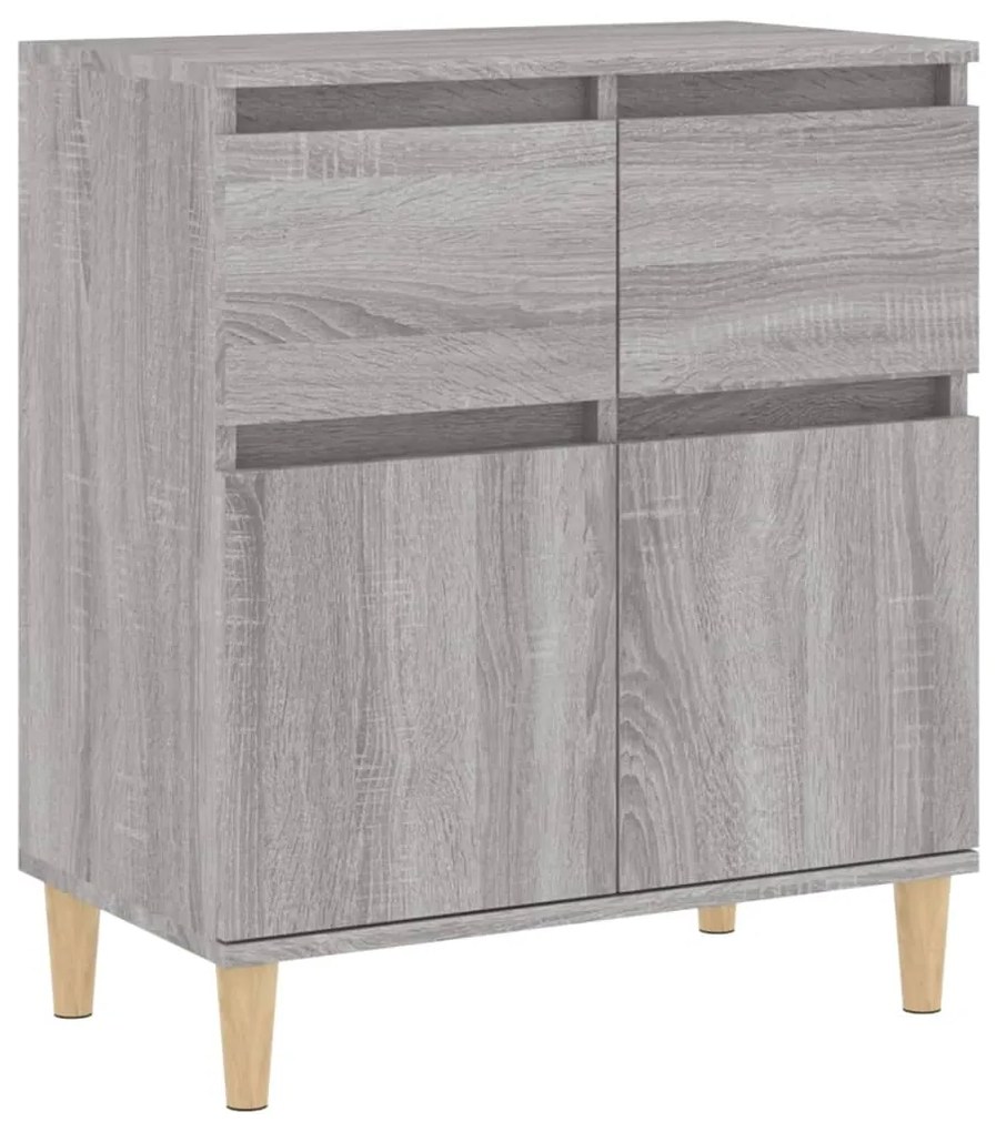 Credenza grigio sonoma 60x35x70 cm in legno multistrato