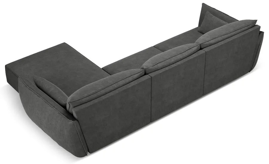 Divano angolare grigio (angolo destro) Vanda - Mazzini Sofas