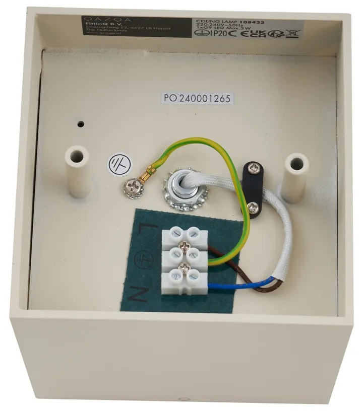 Faretto da parete moderno beige G9 orientabile - Box