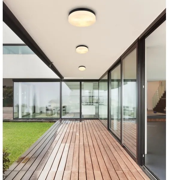 Globo 32113B - Lampada da bagno VRANOS 3xE27/60W/230V diametro 30 cm IP44