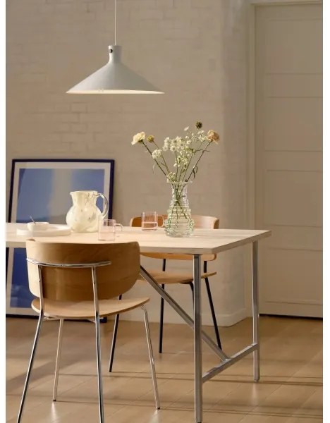 Nordlux - Lampada a sospensione su cavo DORINA 1xE27/60W/230V bianca