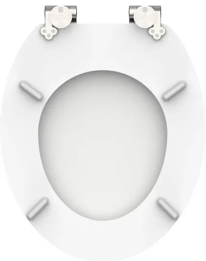 Schütte 84100-A - Copriwater bianco SoftClose in MDF (legno)