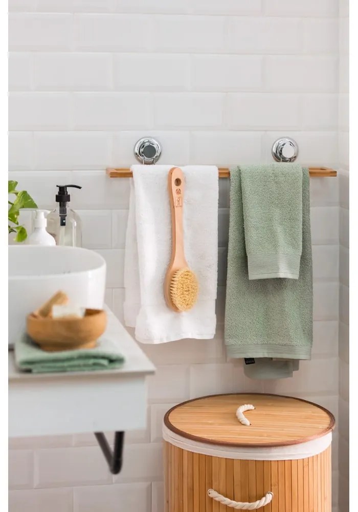 Cesto per la biancheria in bambù rotondo - Compactor