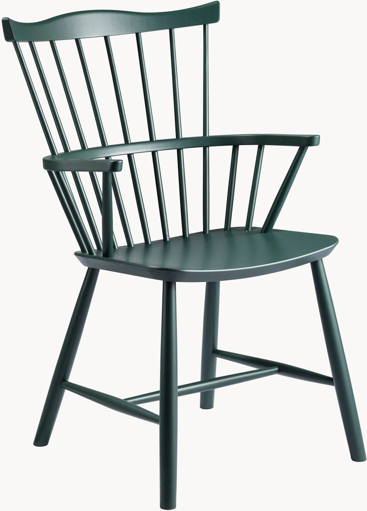 Sedia da pranzo in legno di faggio fatta a mano J52B