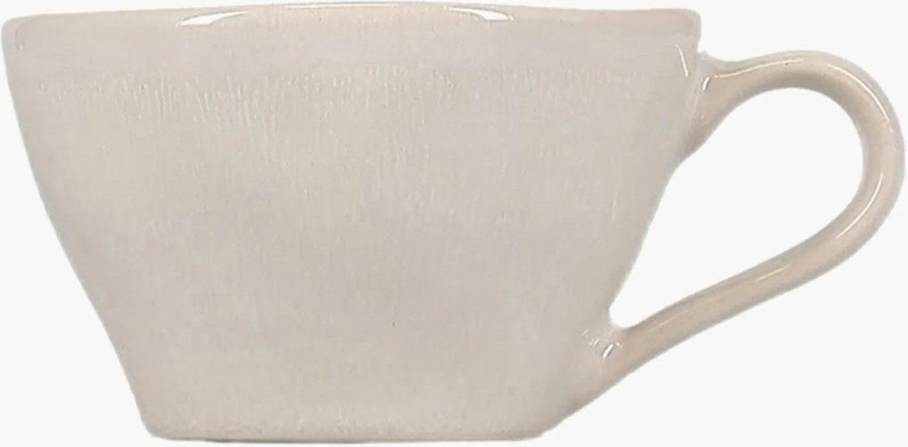 Set di 4 tazze da tè Rocca Beige
