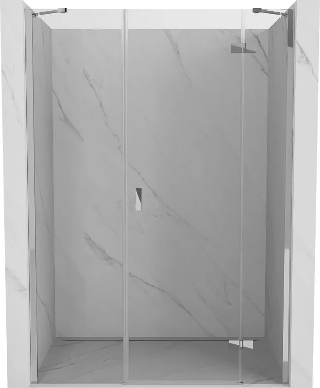 Mexen Mist-H porta doccia battente destra 160 cm, trasparente, cromo - 8A5-160-001-01-00-P