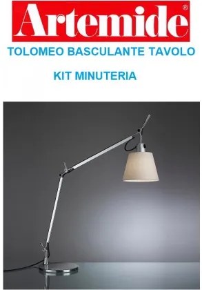 Artemide kit minuteria, Tolomeo basculante tavolo