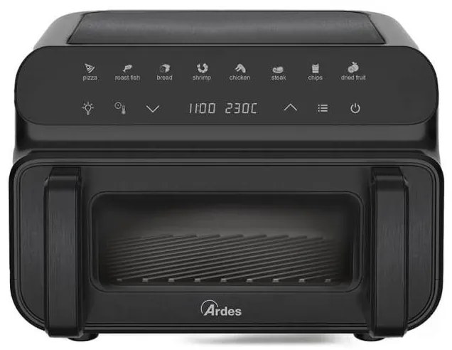 FRIGGITRICE AD ARIA E GRILL FRIGGISANA 10 LT (ARFRYA09GP) NERO