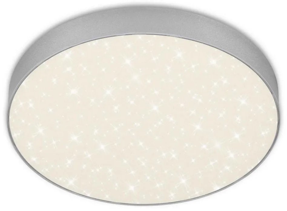 Briloner 7074-414 -Plafoniera LED STAR SKY LED/21W/230V diametro 28 cm argento