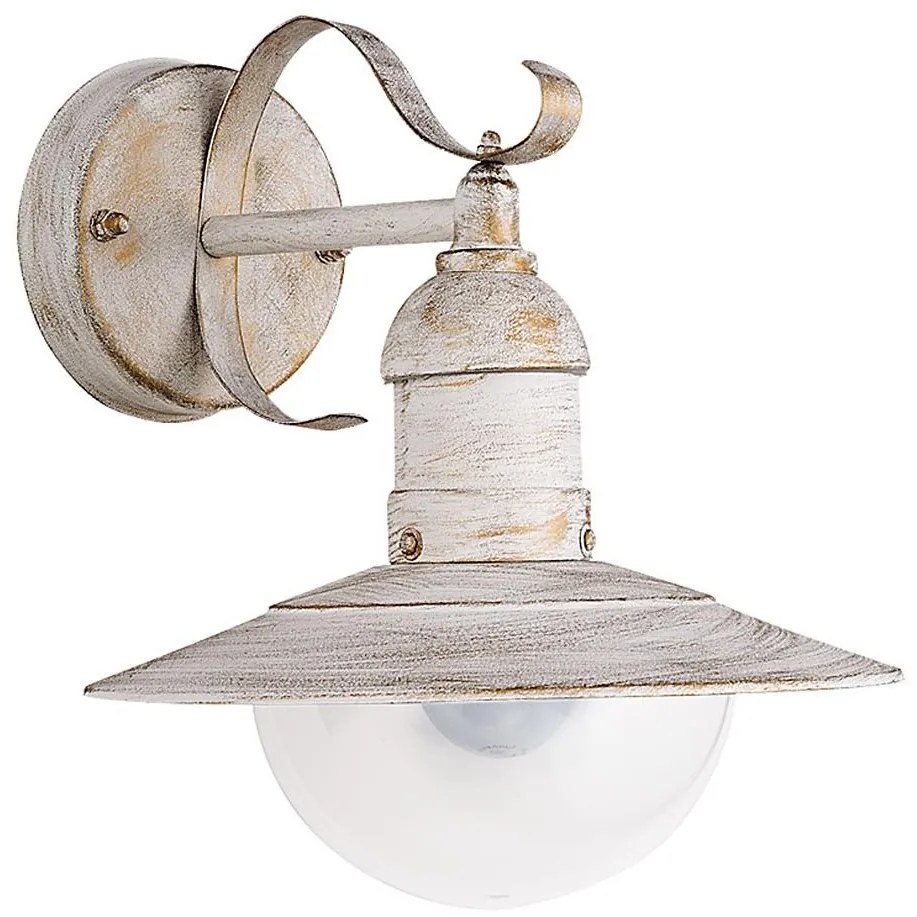 Brilagi - Applique da esterno MOLDE 1xE27/60W/230V IP44 bianco/patina