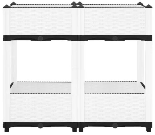 Fioriera Rialzata 80x40x71 cm in Polipropilene