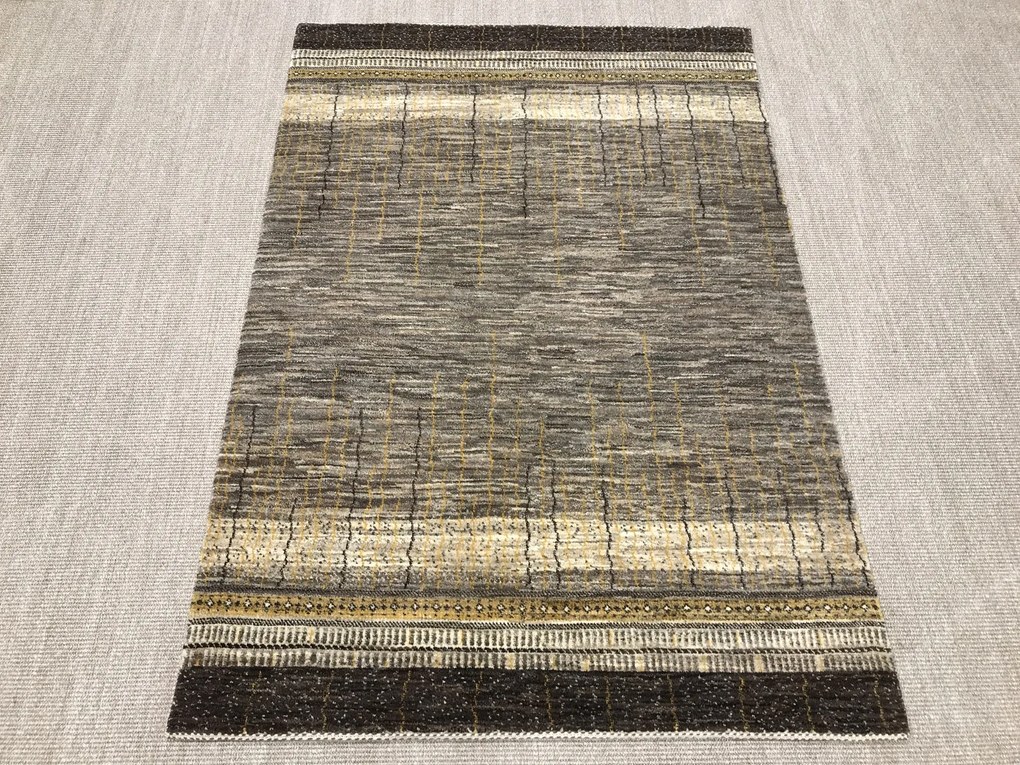 Loribaft Tappeto 130x180 Marrone (Iran) Annodato A Mano