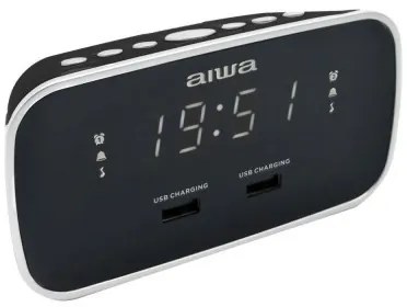 Radio Sveglia Aiwa CRU-19BK Nero