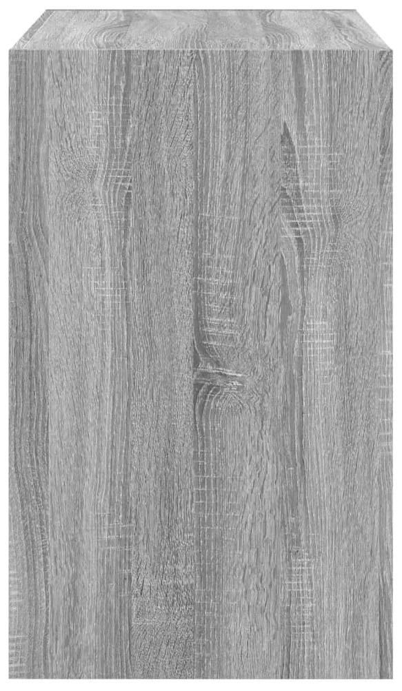 Scarpiera Grigio Sonoma 80x42x69 cm in Legno Multistrato