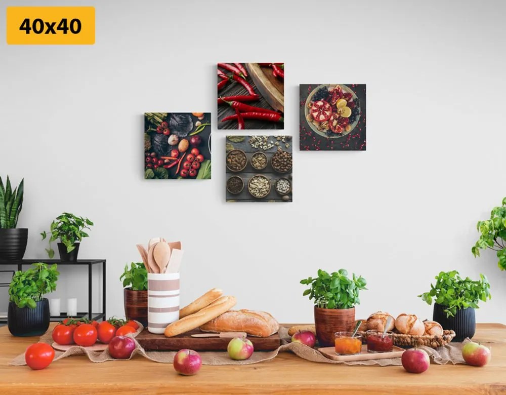 Set di quadri – Specialità culinarie