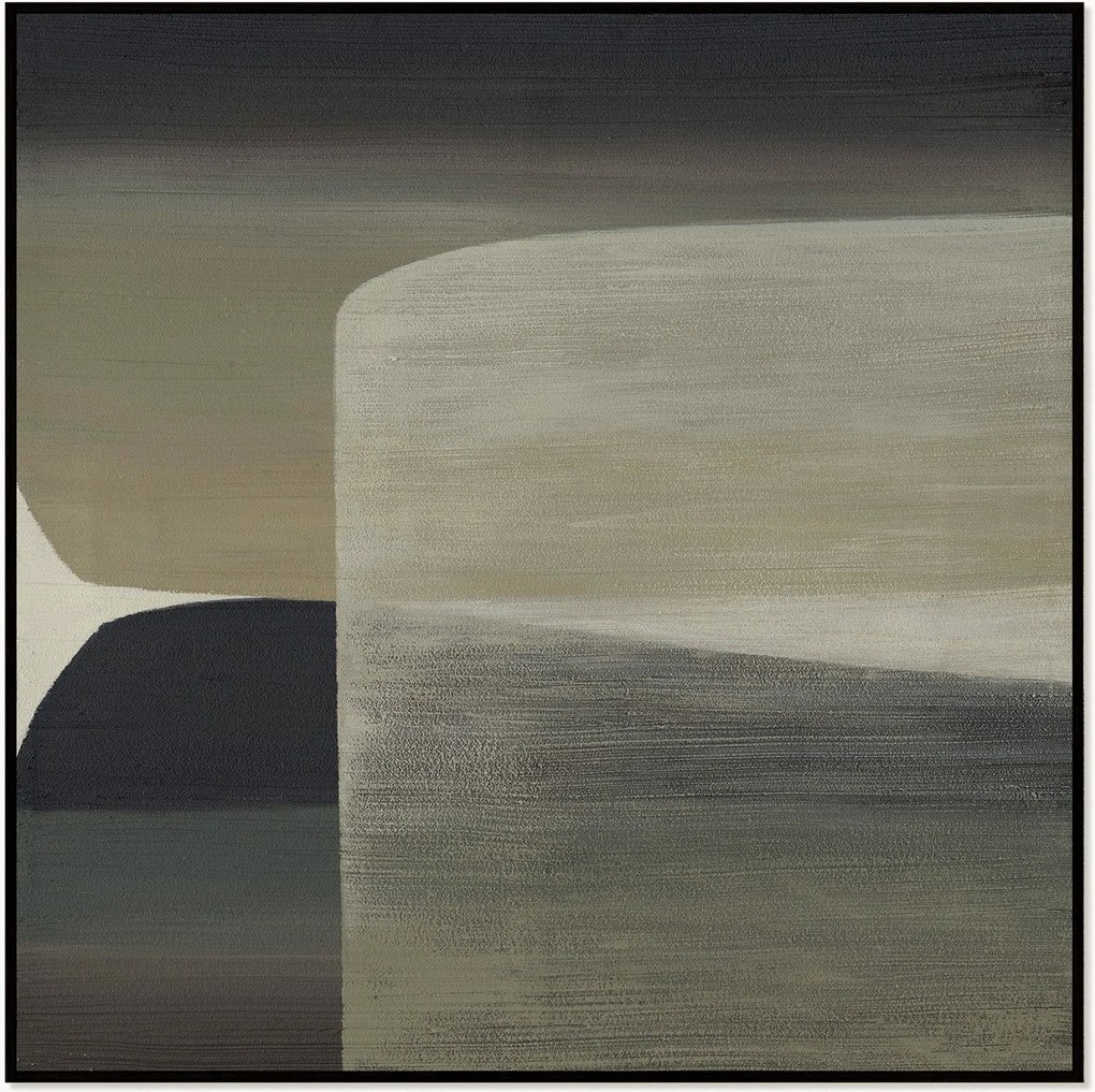 Quadro dipinto a mano con cornice in legno Kubrick