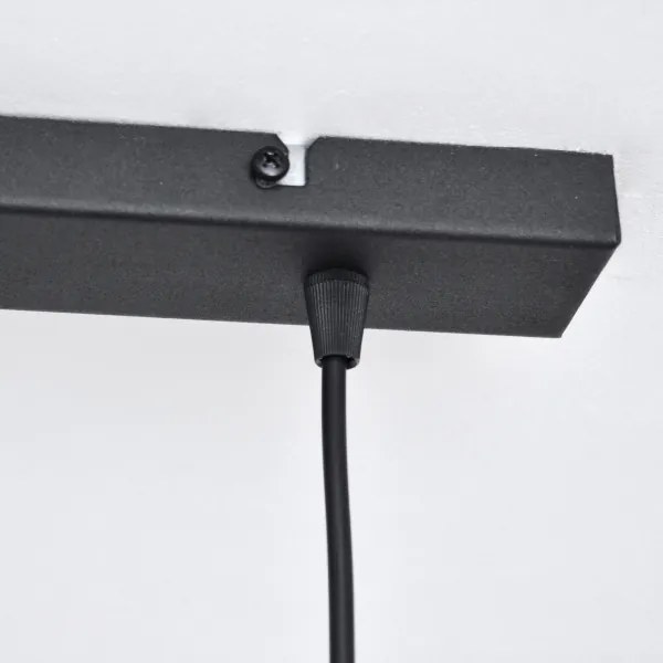 Lampadario LED a sospensione con filo VOLTA 2xE27/15W/230V nero/oro