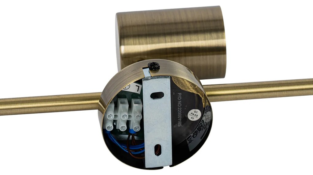 Faretto moderno bronzo orientabile 3 luci - Jeana