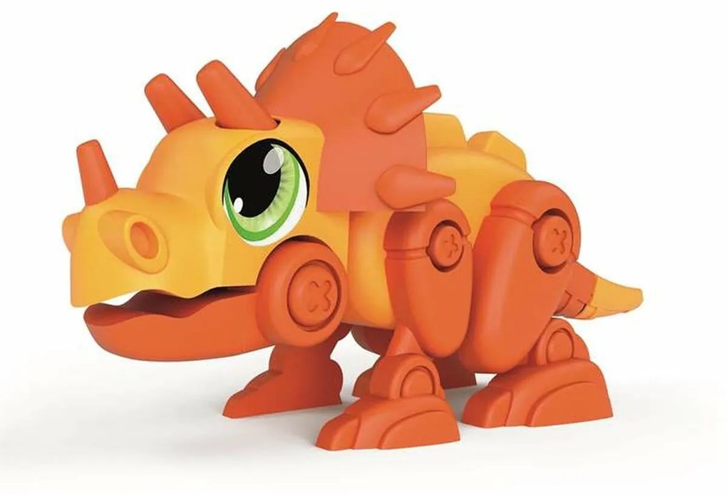 Set di Costruzioni Clementoni Dino Bot Triceratops 20 x 20 x 6 cm