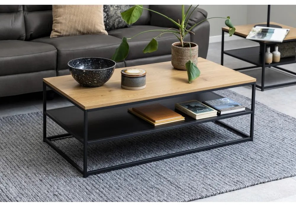 Tavolino nero 60x120 cm Gila - Actona