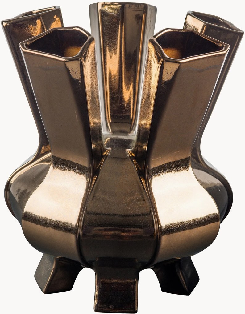 Vaso in porcellana Puyi, alt. 34 cm