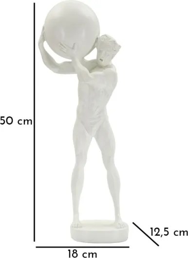 Statuetta Atlas Cm 18X12,5X50